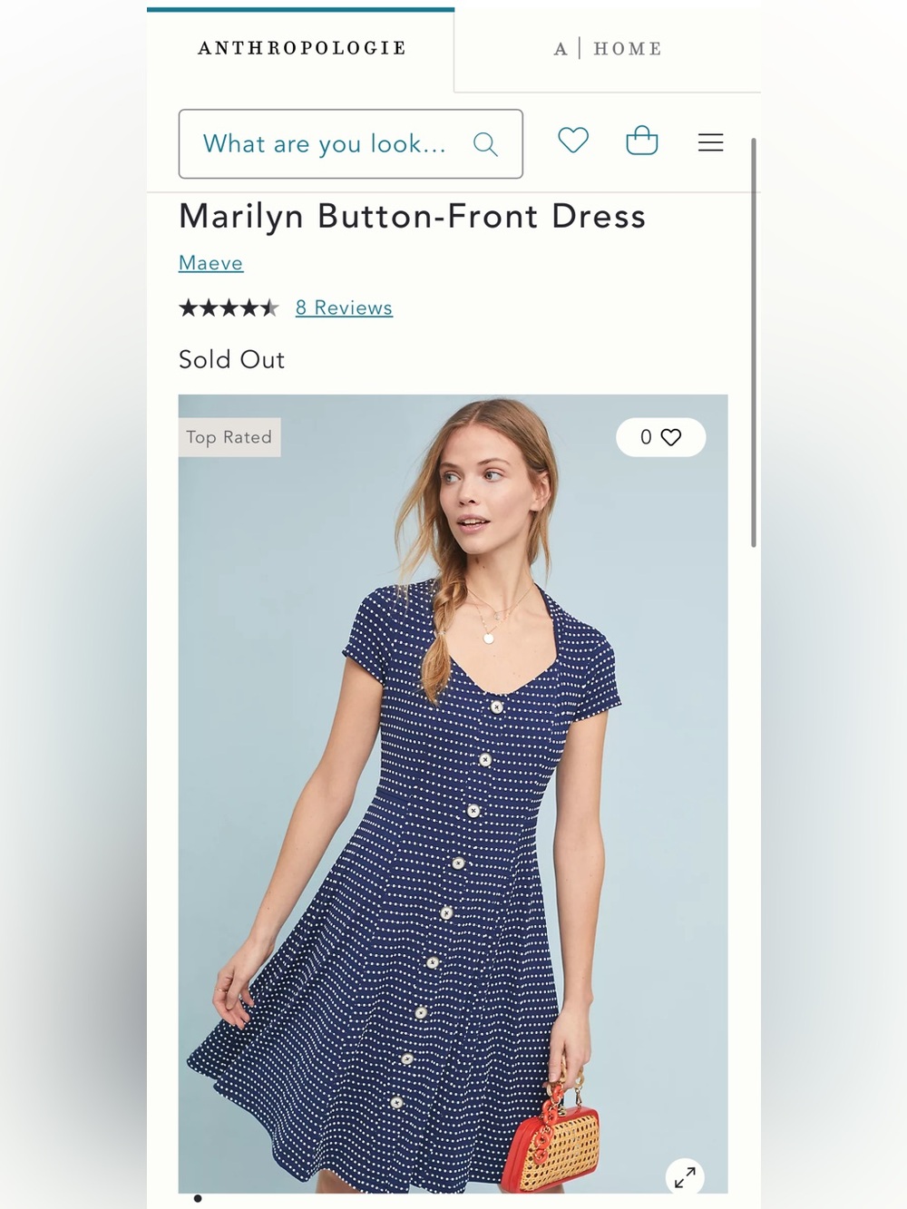MAEVE - ANTHROPOLOGIE, the Marilyn button front dress!